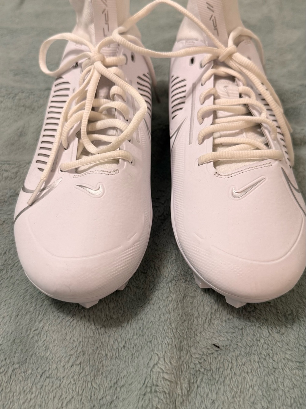 🏈✨ Nike Vapor Edge Speed 360-2 Football Cleats | White/Silver | Men’s 12